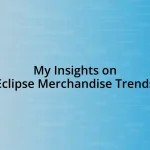 My Insights on Eclipse Merchandise Trends